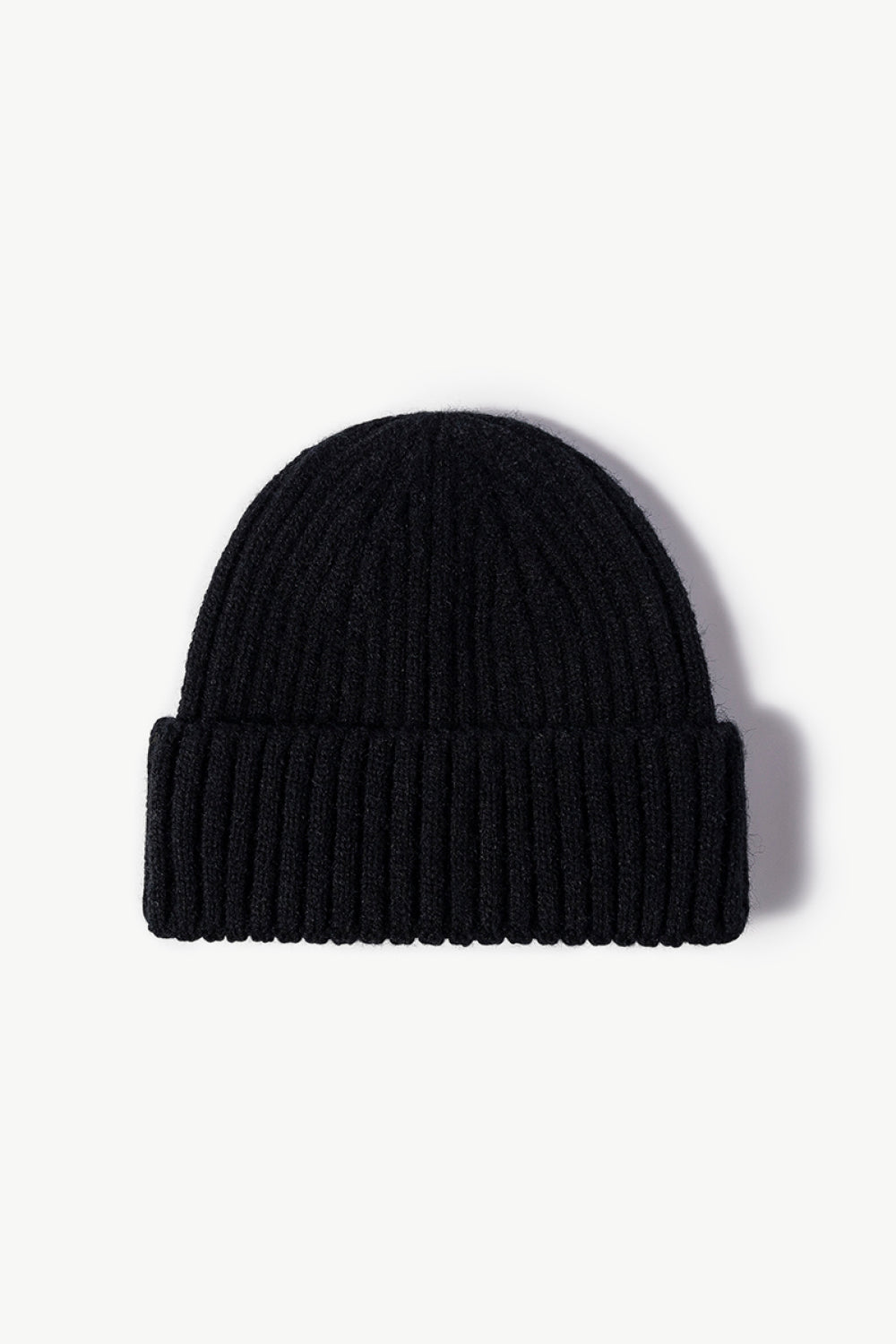 Rib-Knit Cuff Beanie