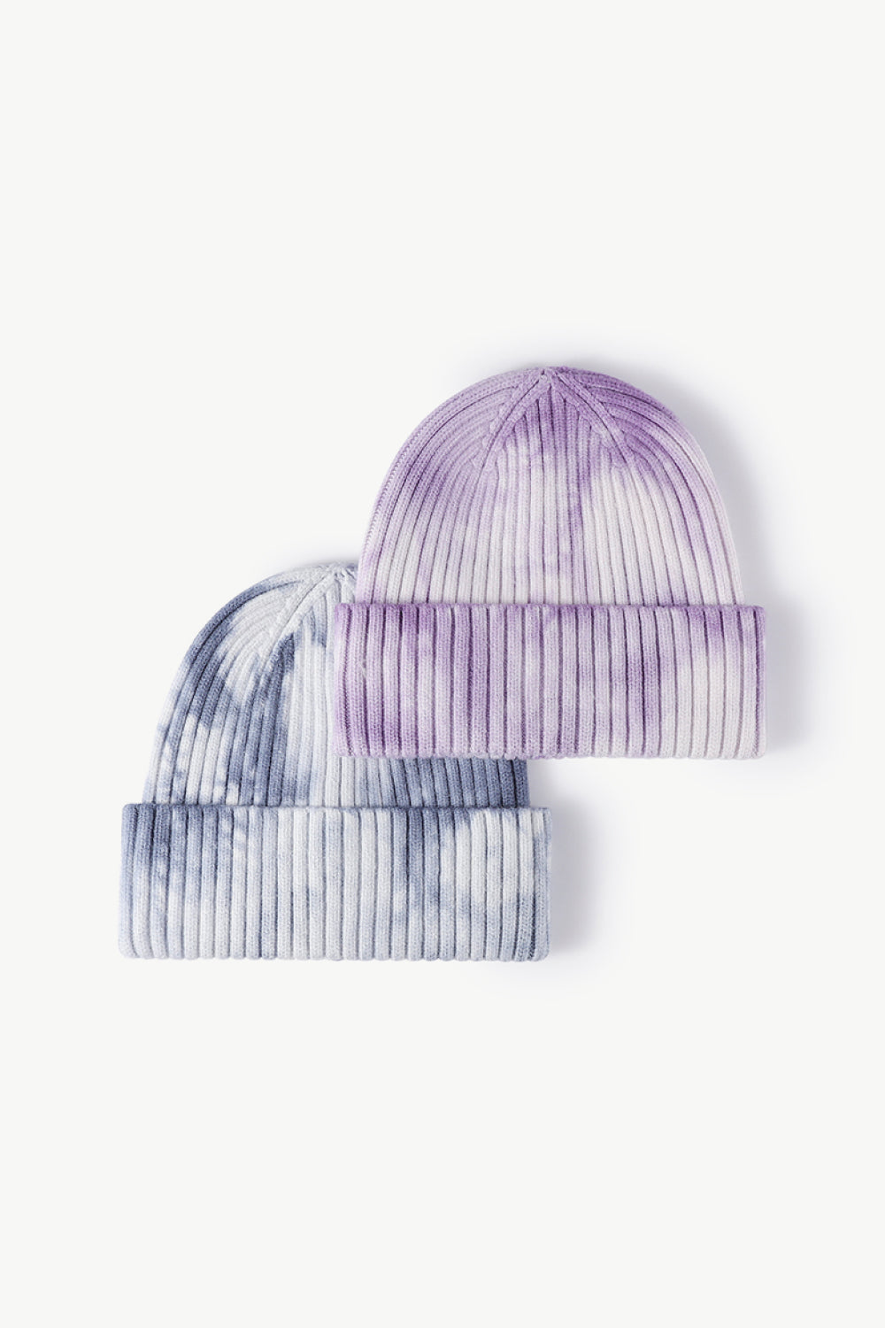 Tie-Dye Ribbed Cuffed Beanie