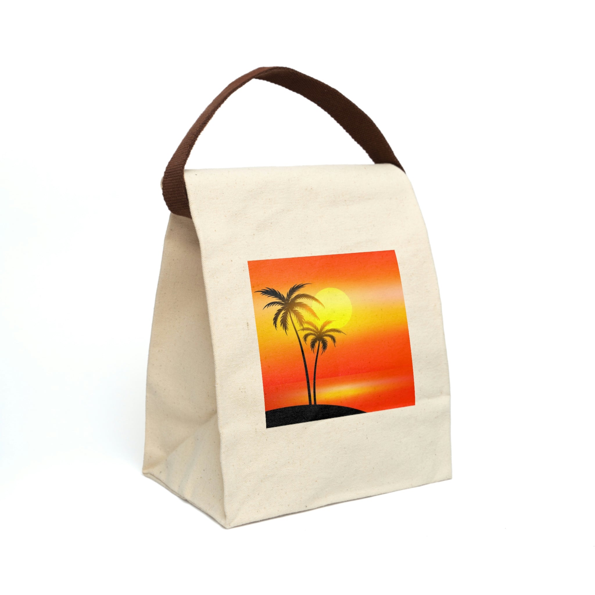 Canvas Lunch Bag With Strap