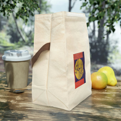 Canvas Lunch Bag With Strap