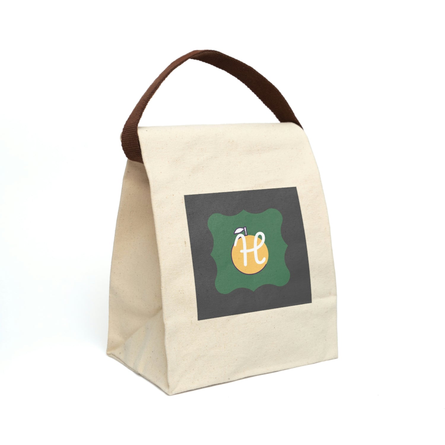 Canvas Lunch Bag With Strap