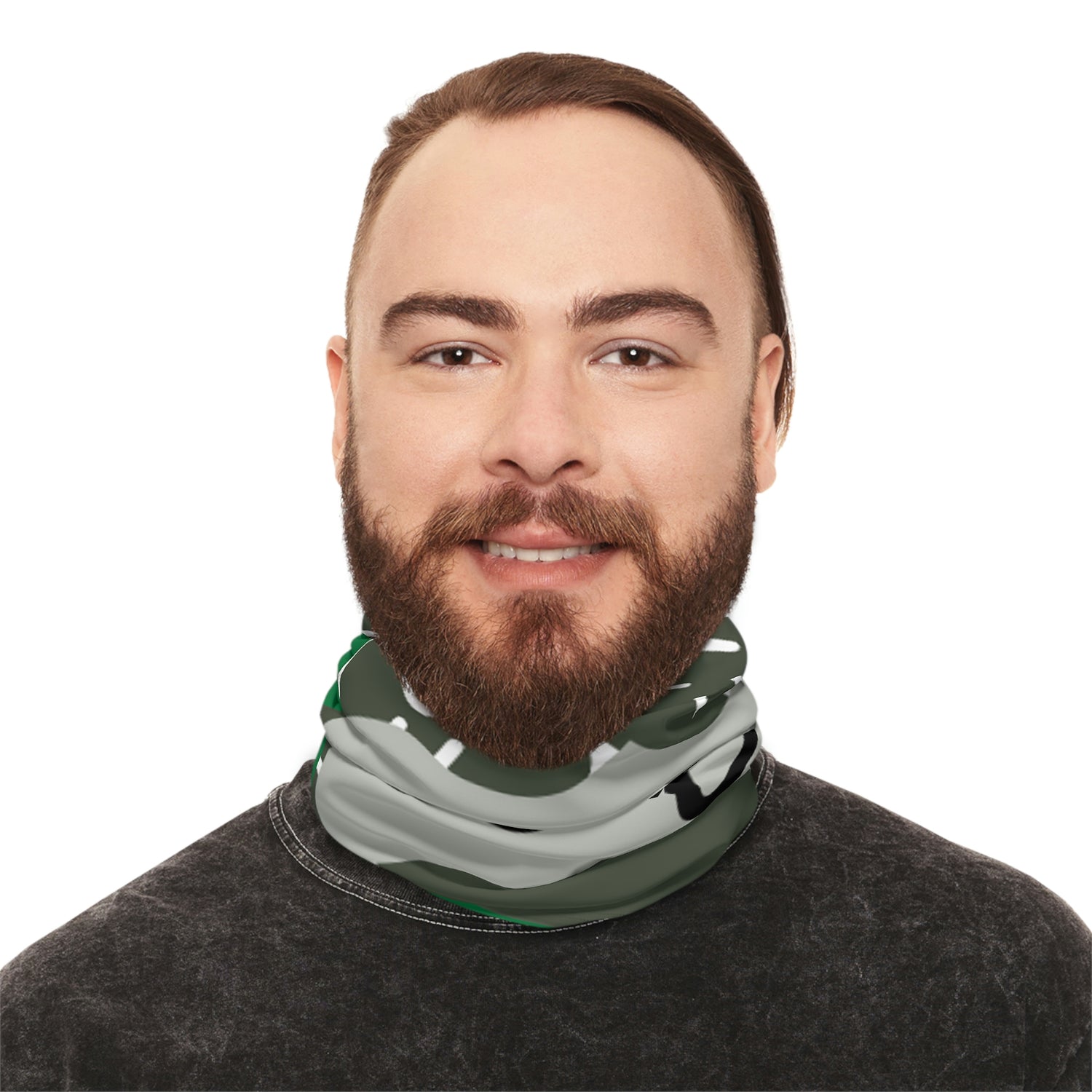 Winter Neck Gaiter With Drawstring