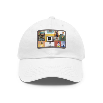 Dad Hat with Leather Patch