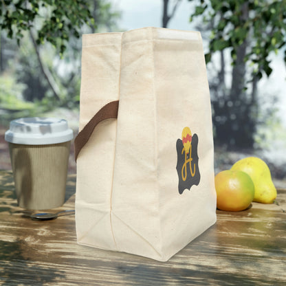 Canvas Lunch Bag With Strap