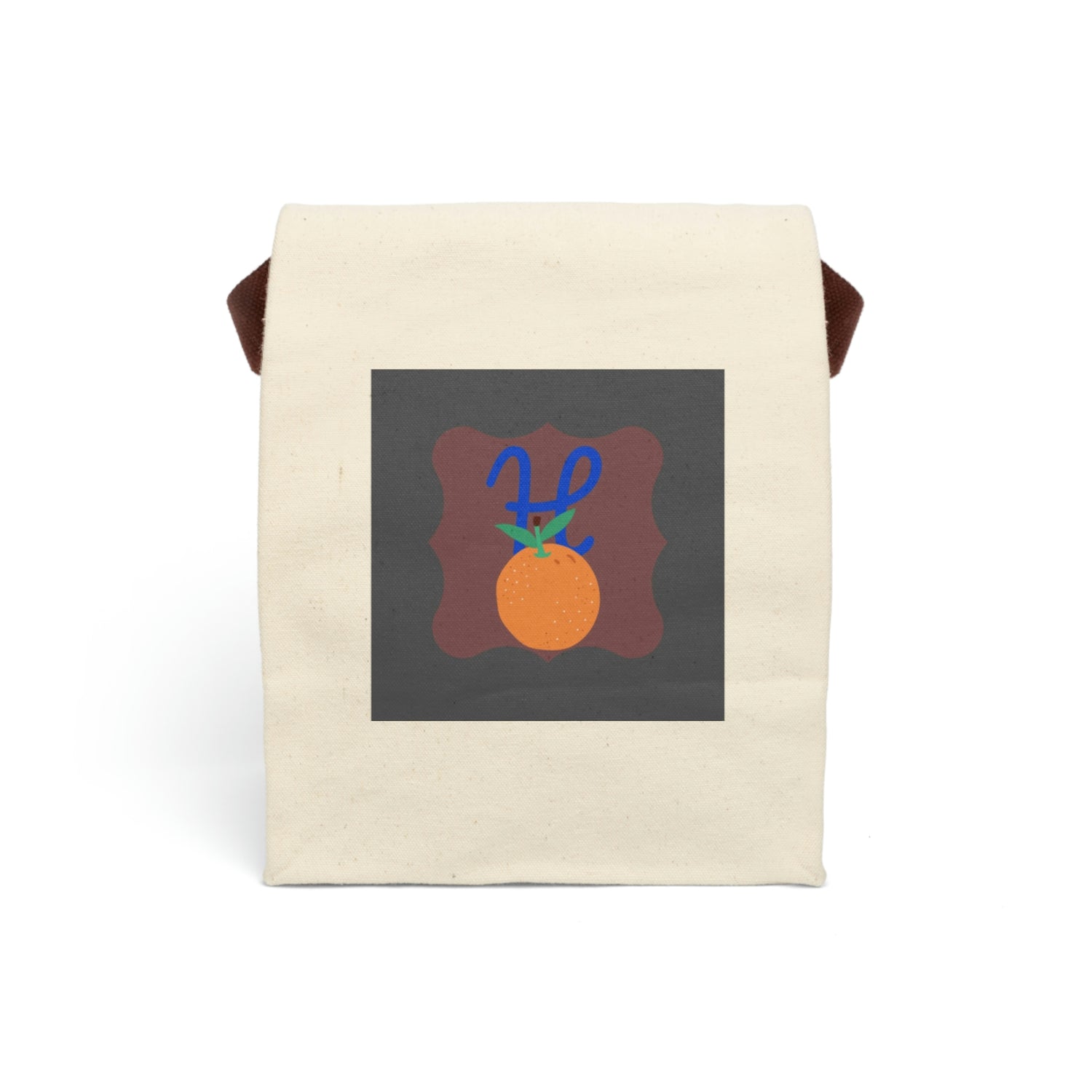 Canvas Lunch Bag With Strap