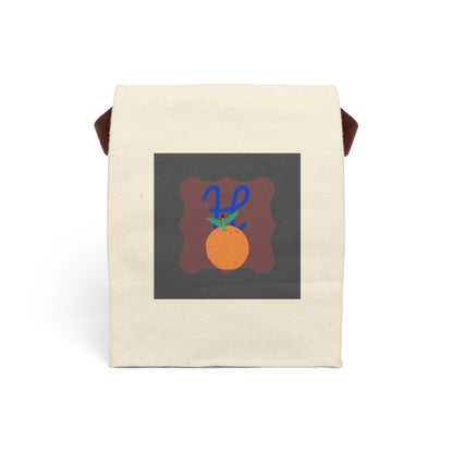 Canvas Lunch Bag With Strap