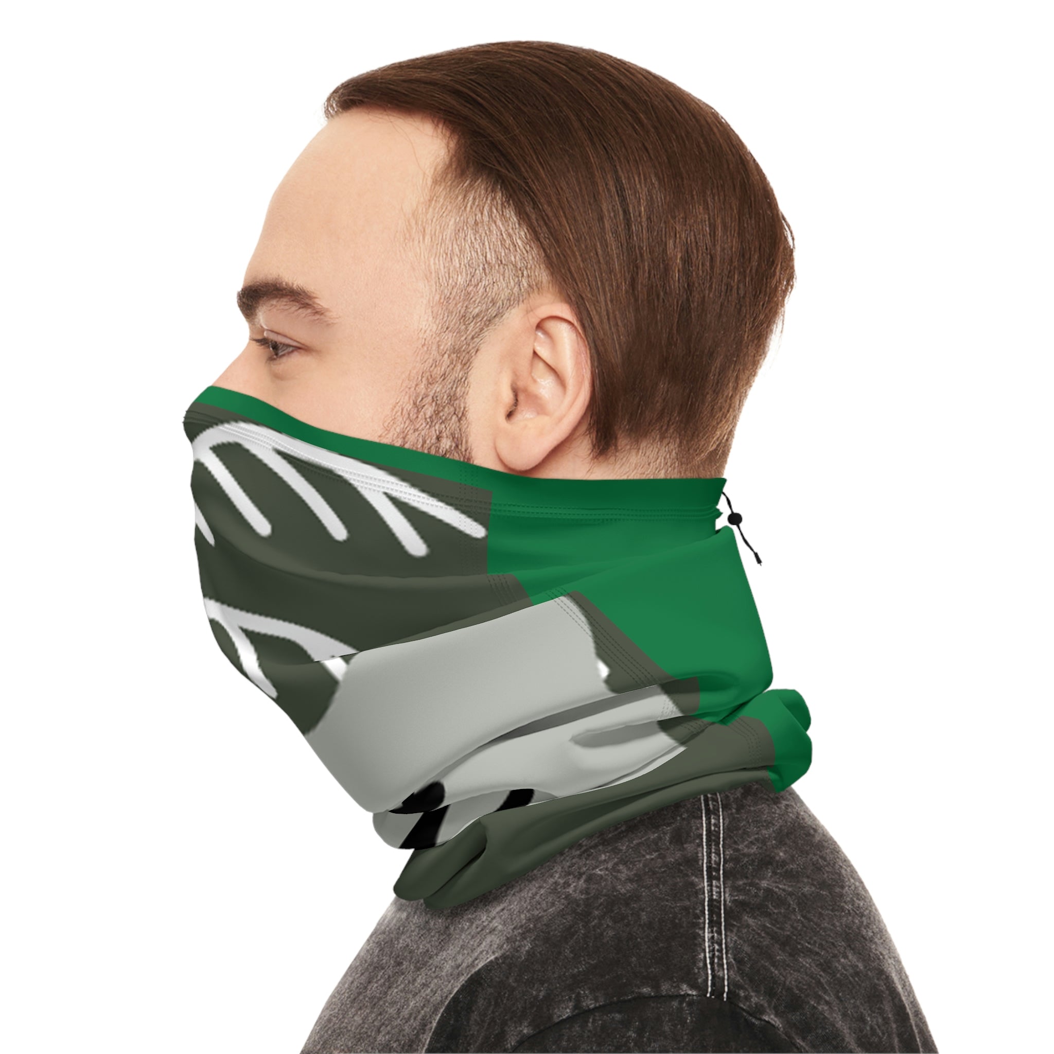 Winter Neck Gaiter With Drawstring