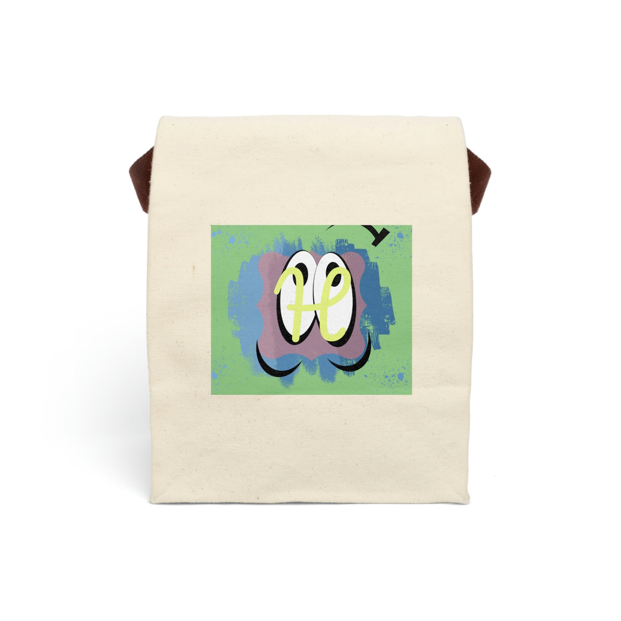 Canvas Lunch Bag With Strap