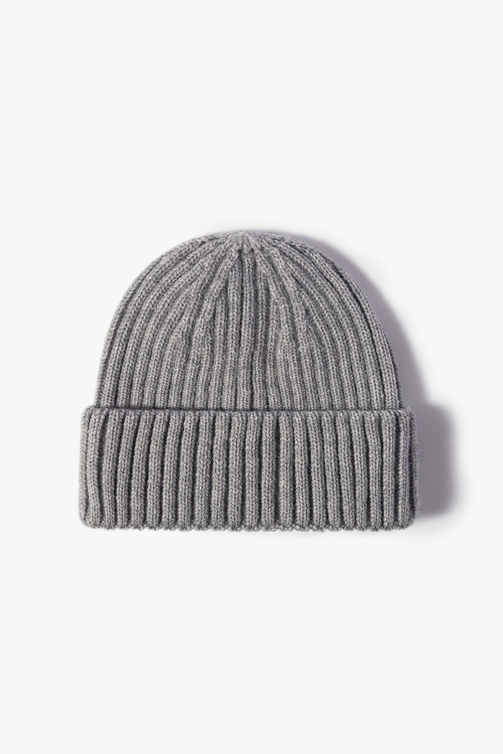 Rib-Knit Cuff Beanie