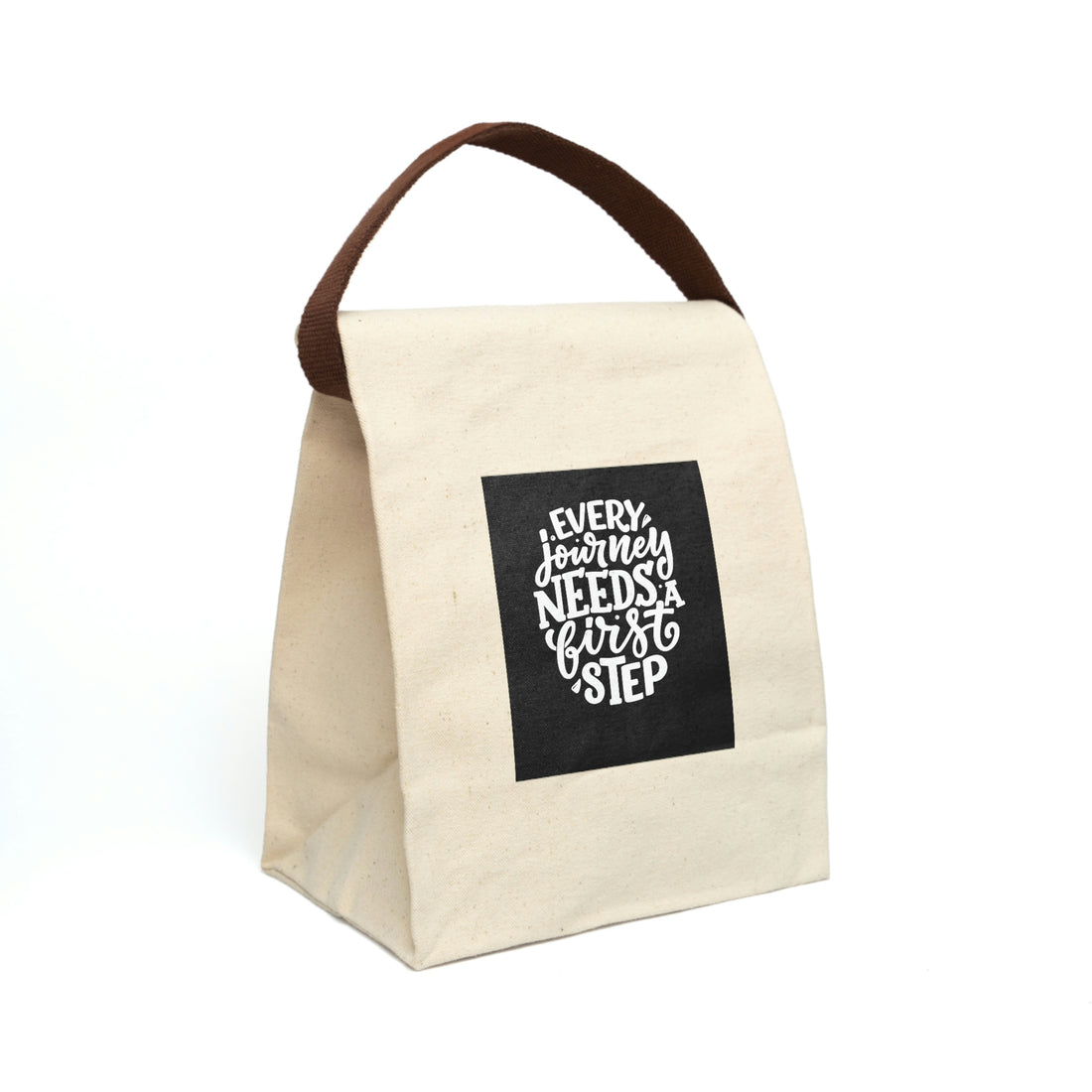 Canvas Lunch Bag With Strap