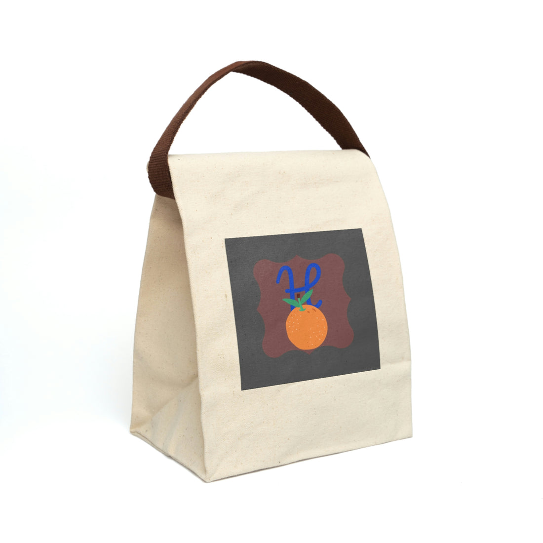 Canvas Lunch Bag With Strap