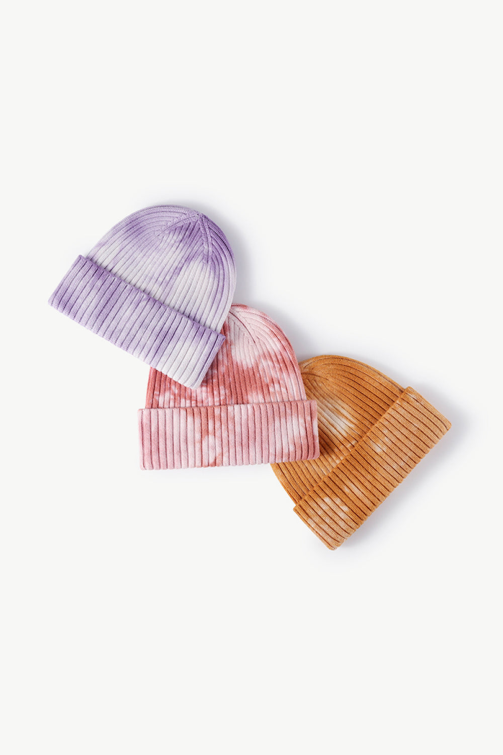 Tie-Dye Ribbed Cuffed Beanie