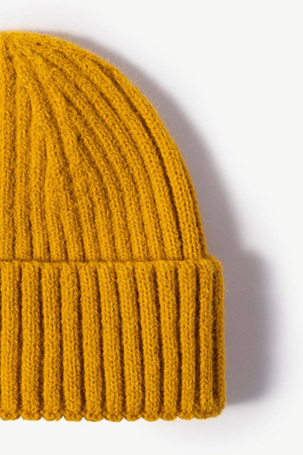 Rib-Knit Cuff Beanie