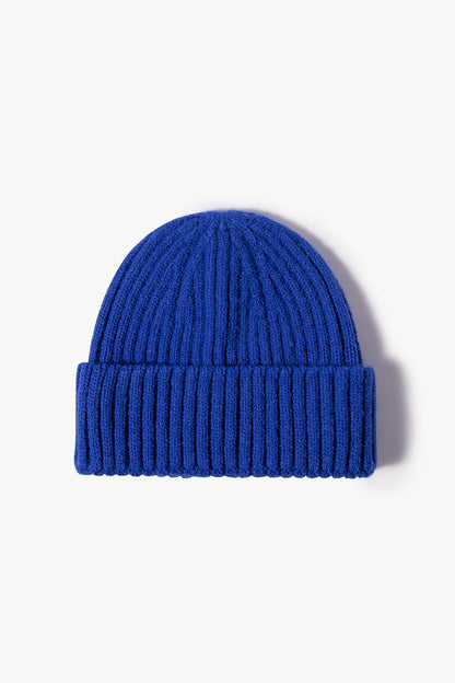 Rib-Knit Cuff Beanie