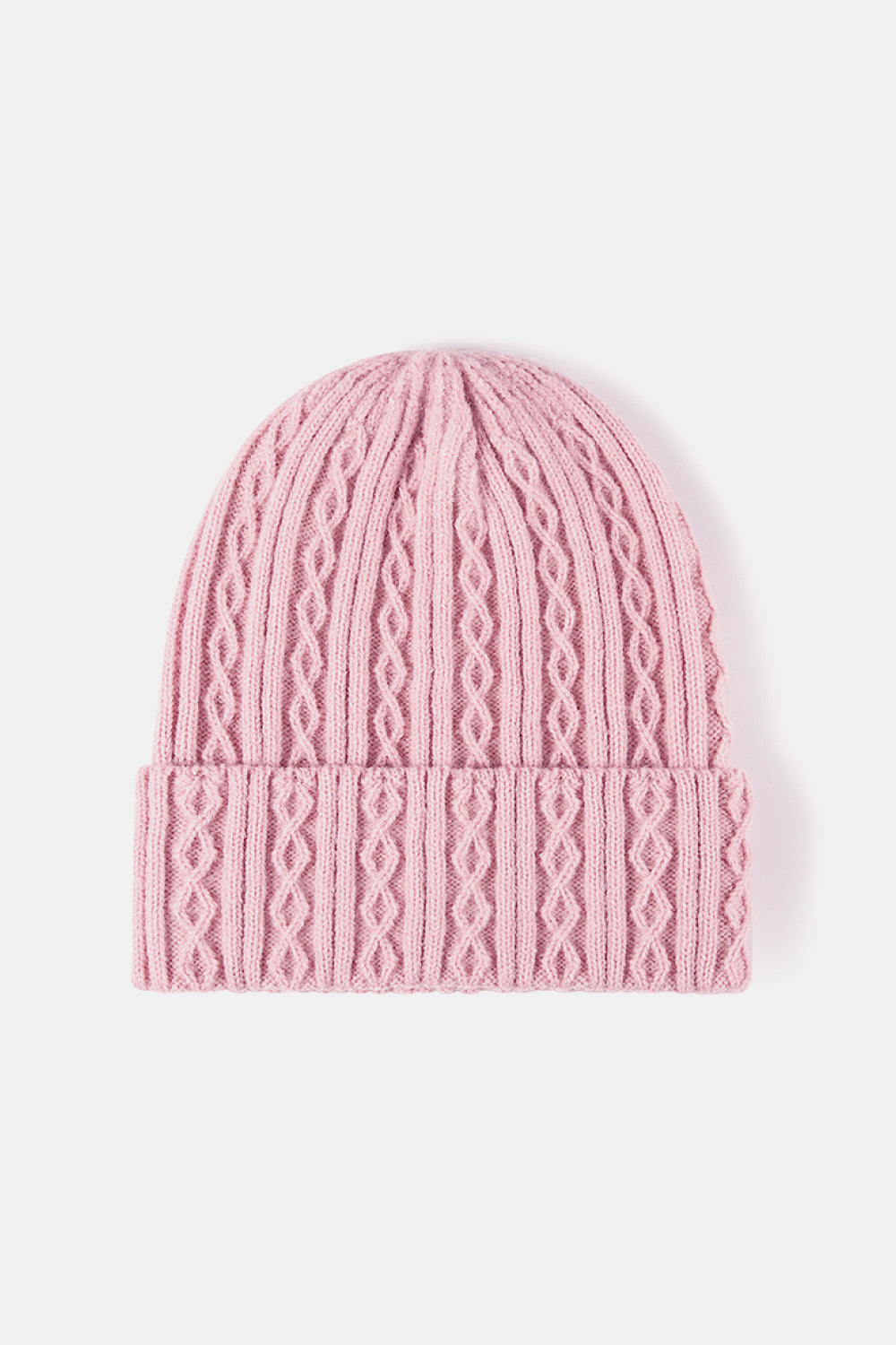 Mixed Knit Cuff Beanie