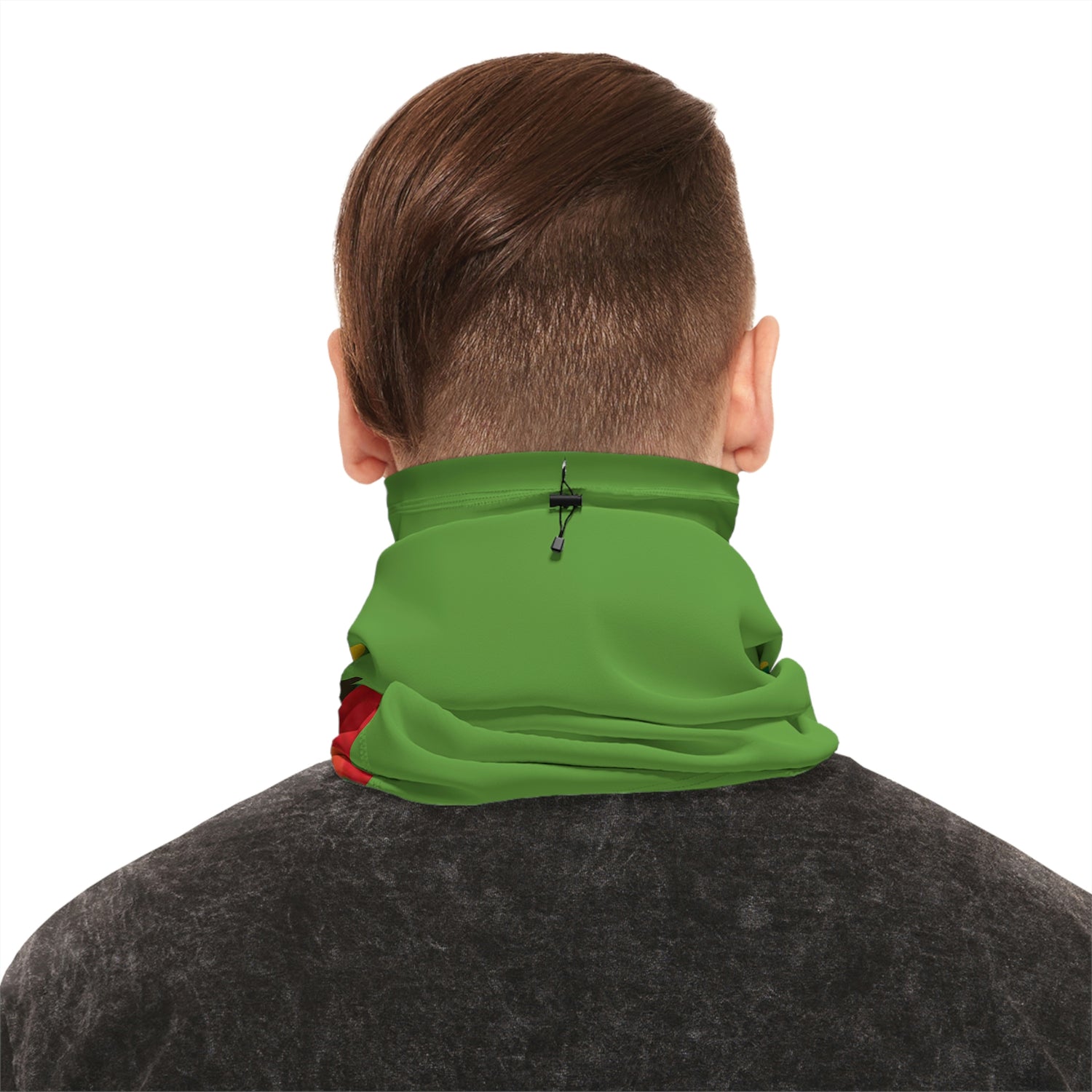 Winter Neck Gaiter With Drawstring