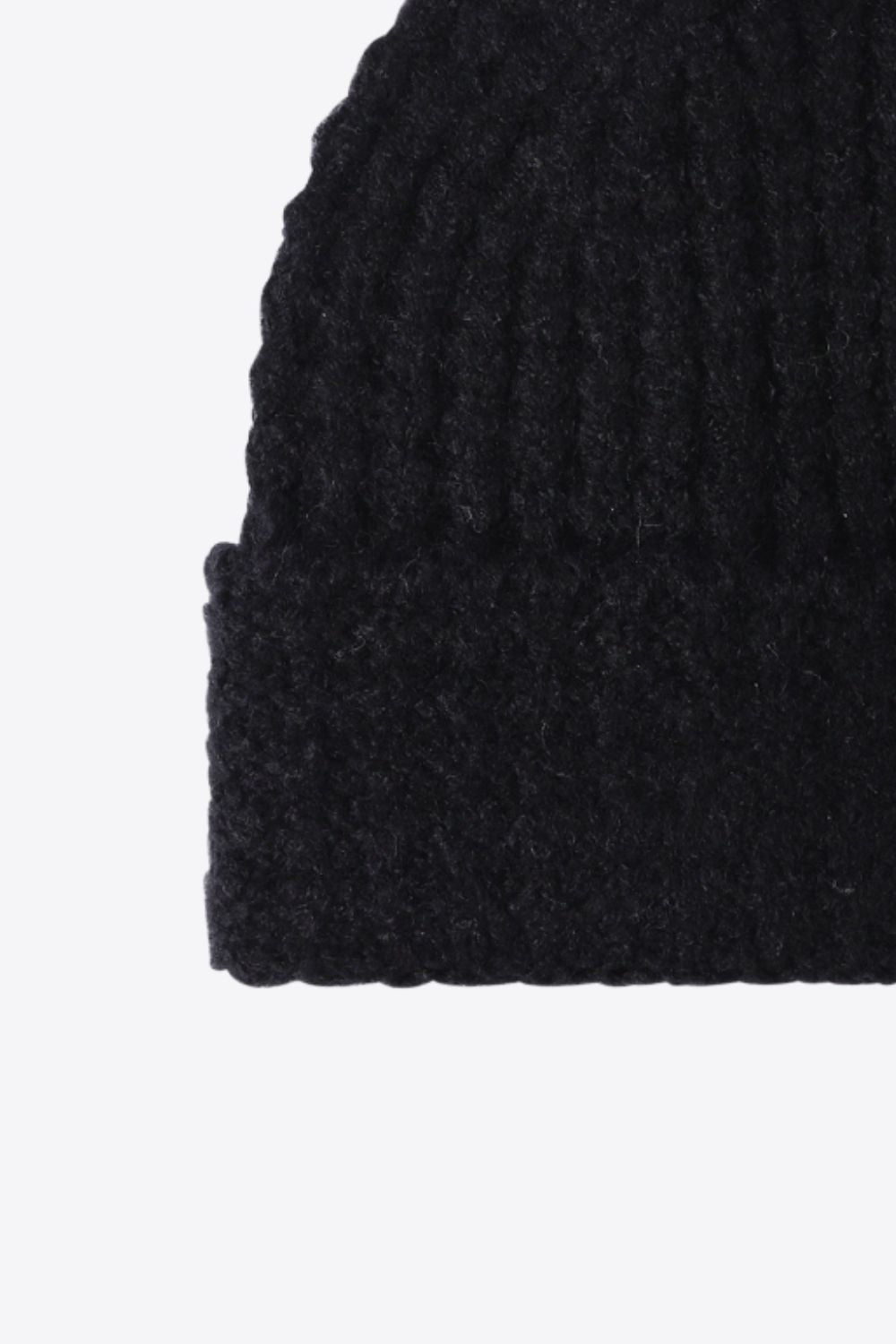 Waffle-Knit Cuff Beanie