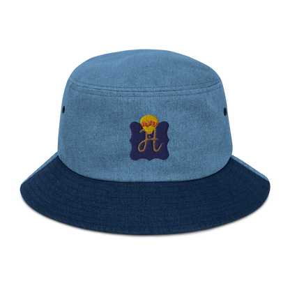 Denim bucket hat