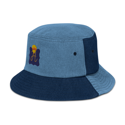 Denim bucket hat