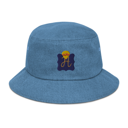 Denim bucket hat