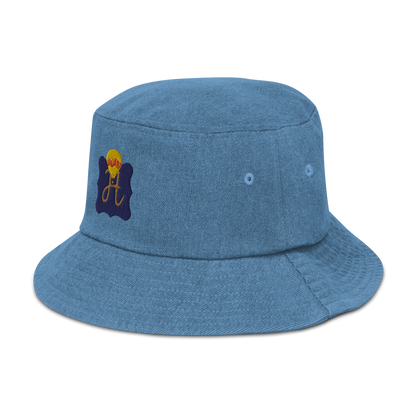 Denim bucket hat