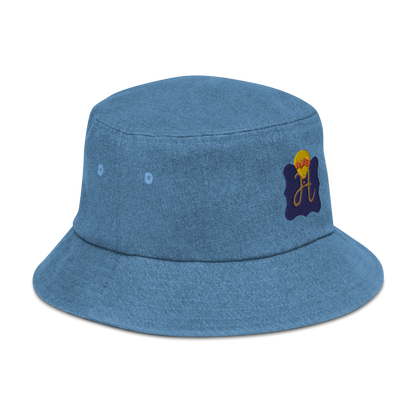 Denim bucket hat