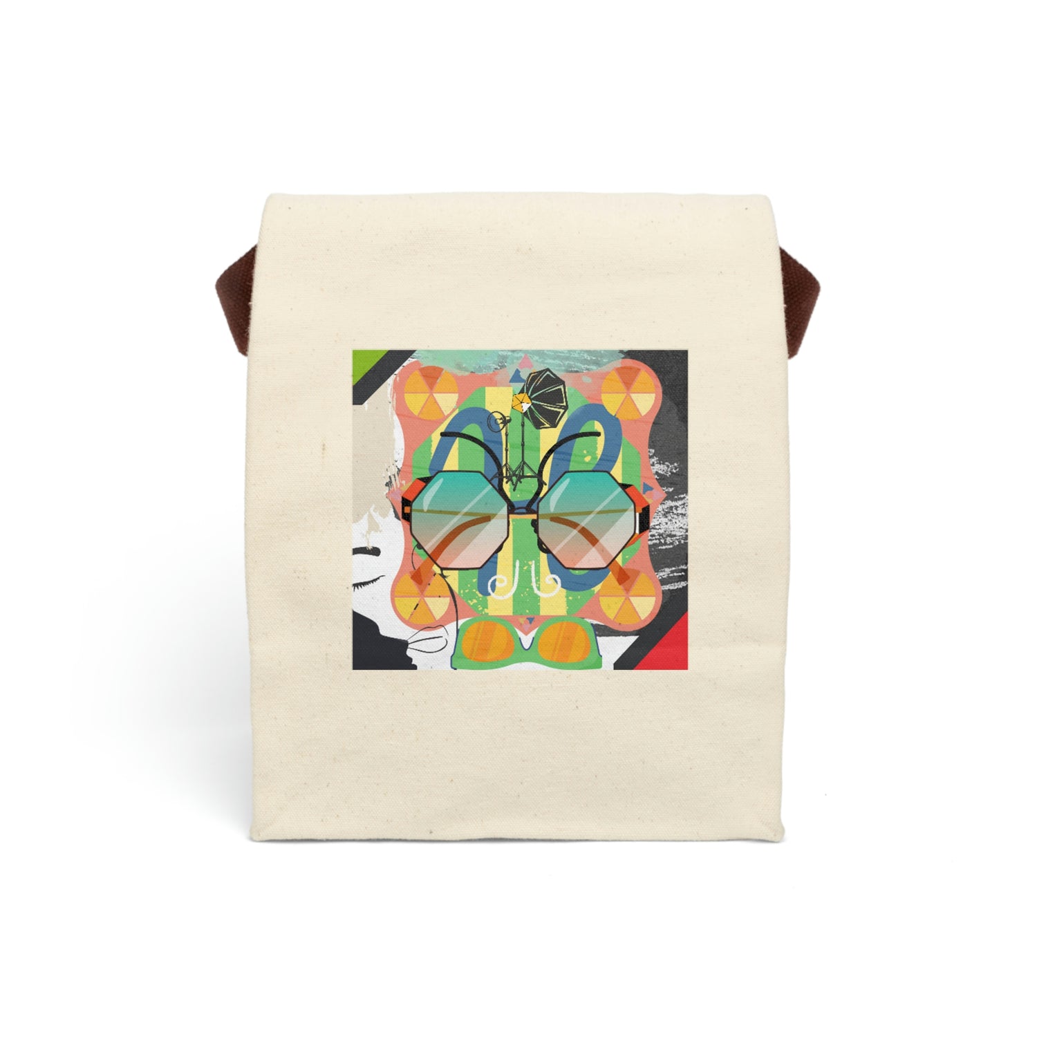 Canvas Lunch Bag With Strap