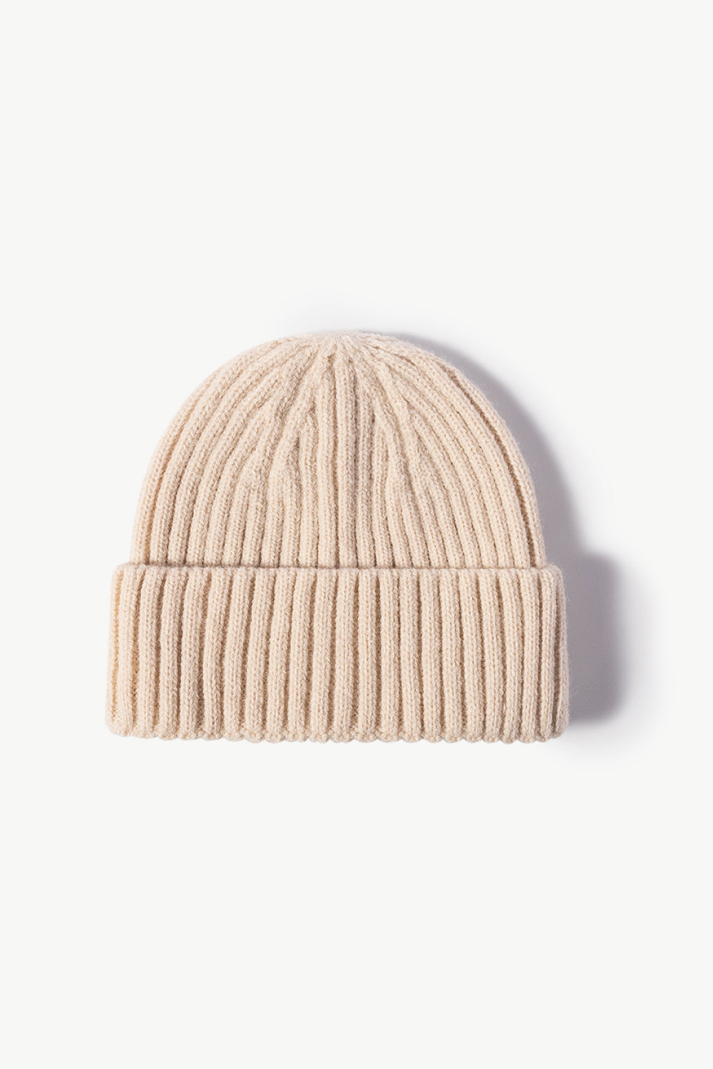 Rib-Knit Cuff Beanie