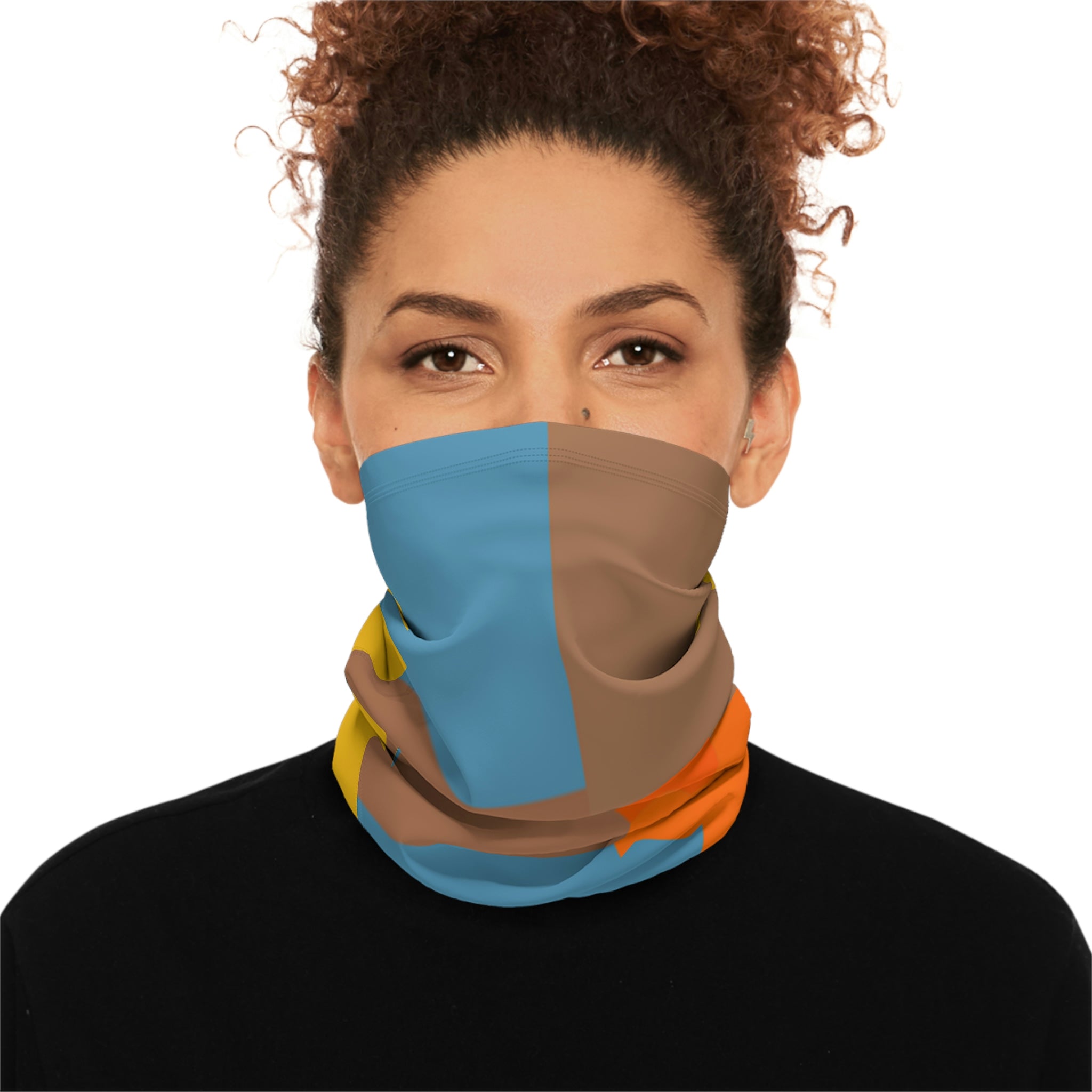 Winter Neck Gaiter With Drawstring