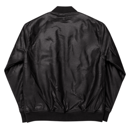 Leather Bomber Jacket