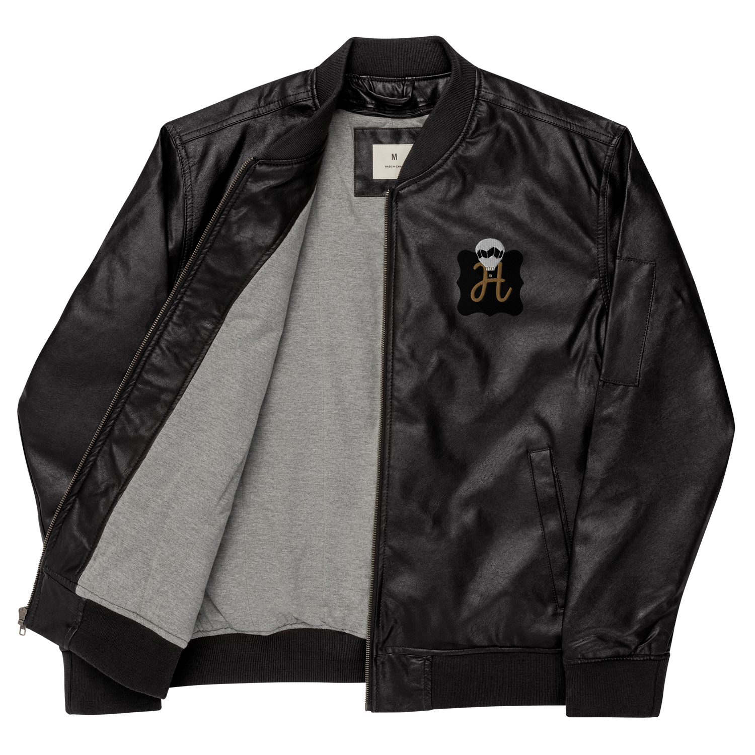 Leather Bomber Jacket