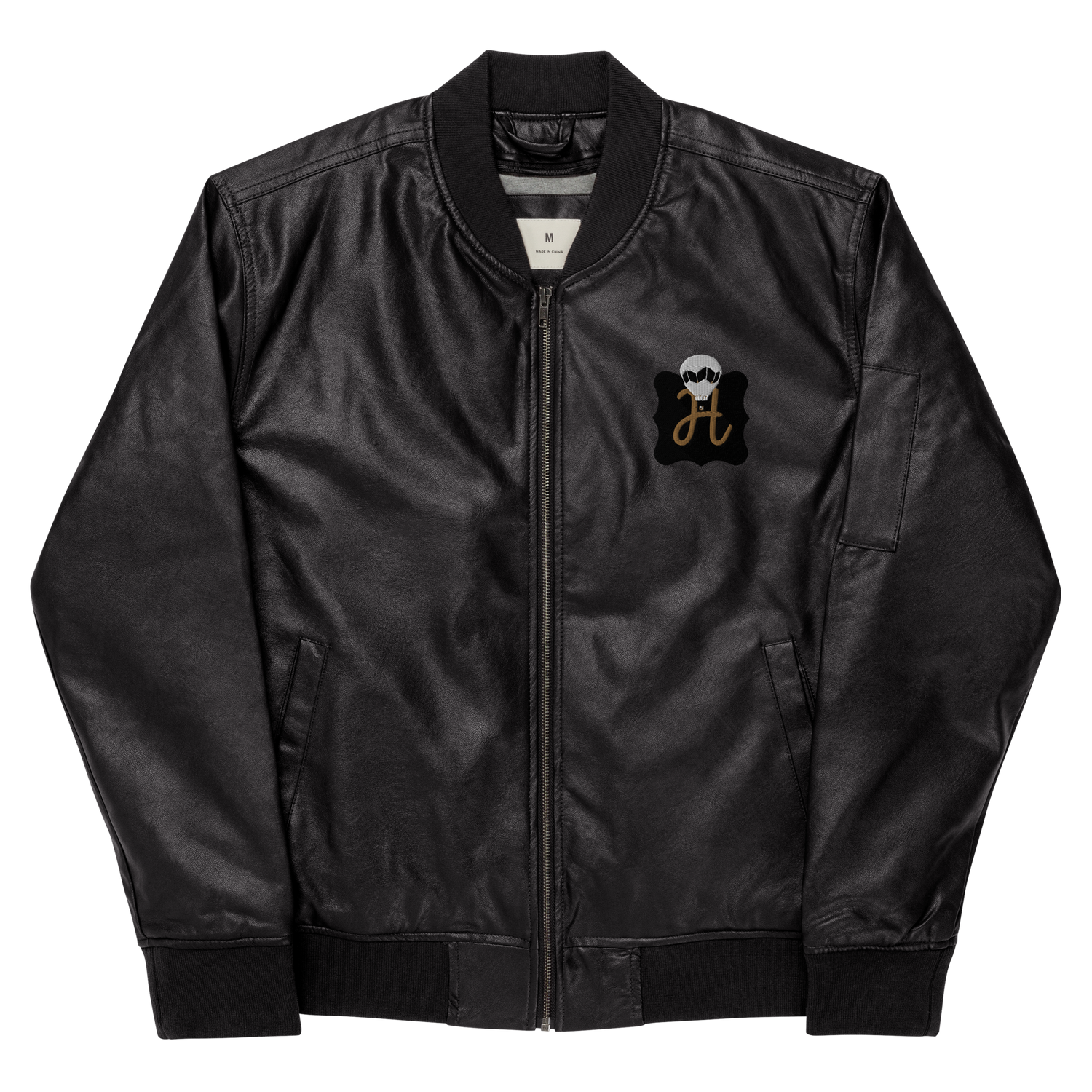 Leather Bomber Jacket