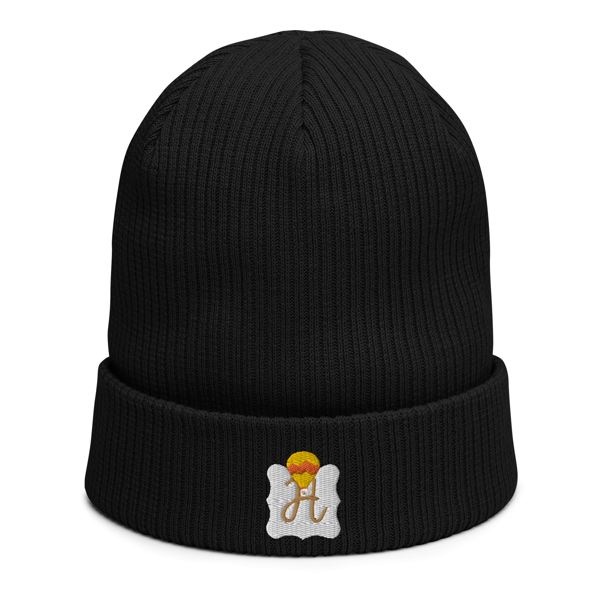 Organic ribbed beanie