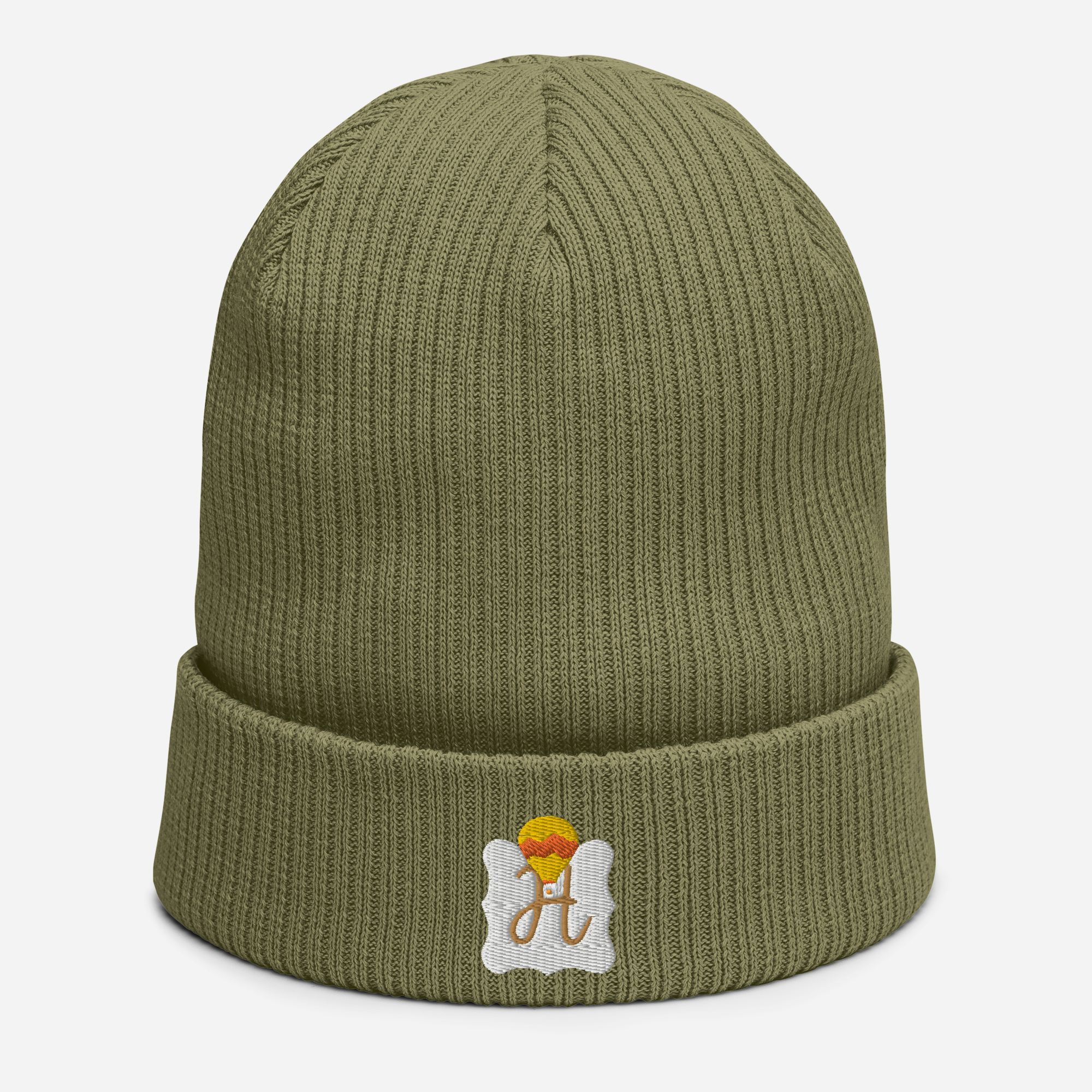 Organic ribbed beanie