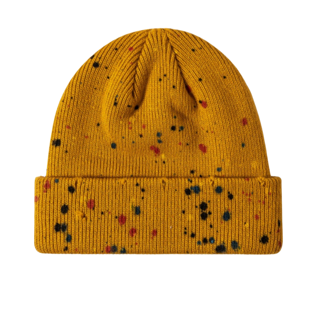 Confetti Rib-Knit Cuff Beanie