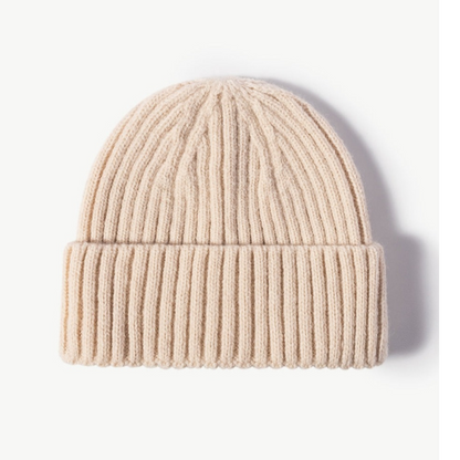 Rib-Knit Cuff Beanie