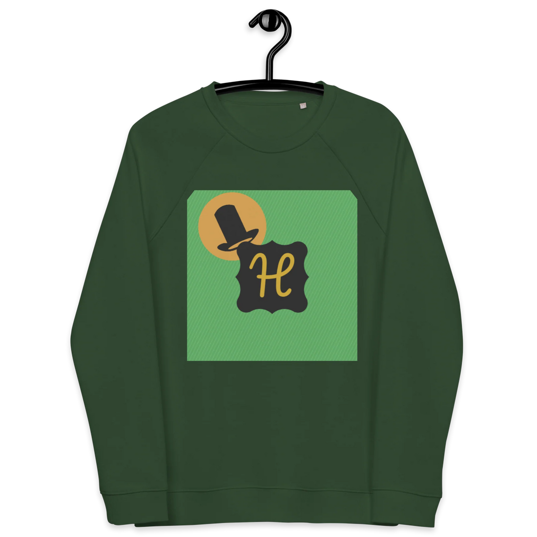 ShopHOPPED Unisex organic raglan sweatshirt