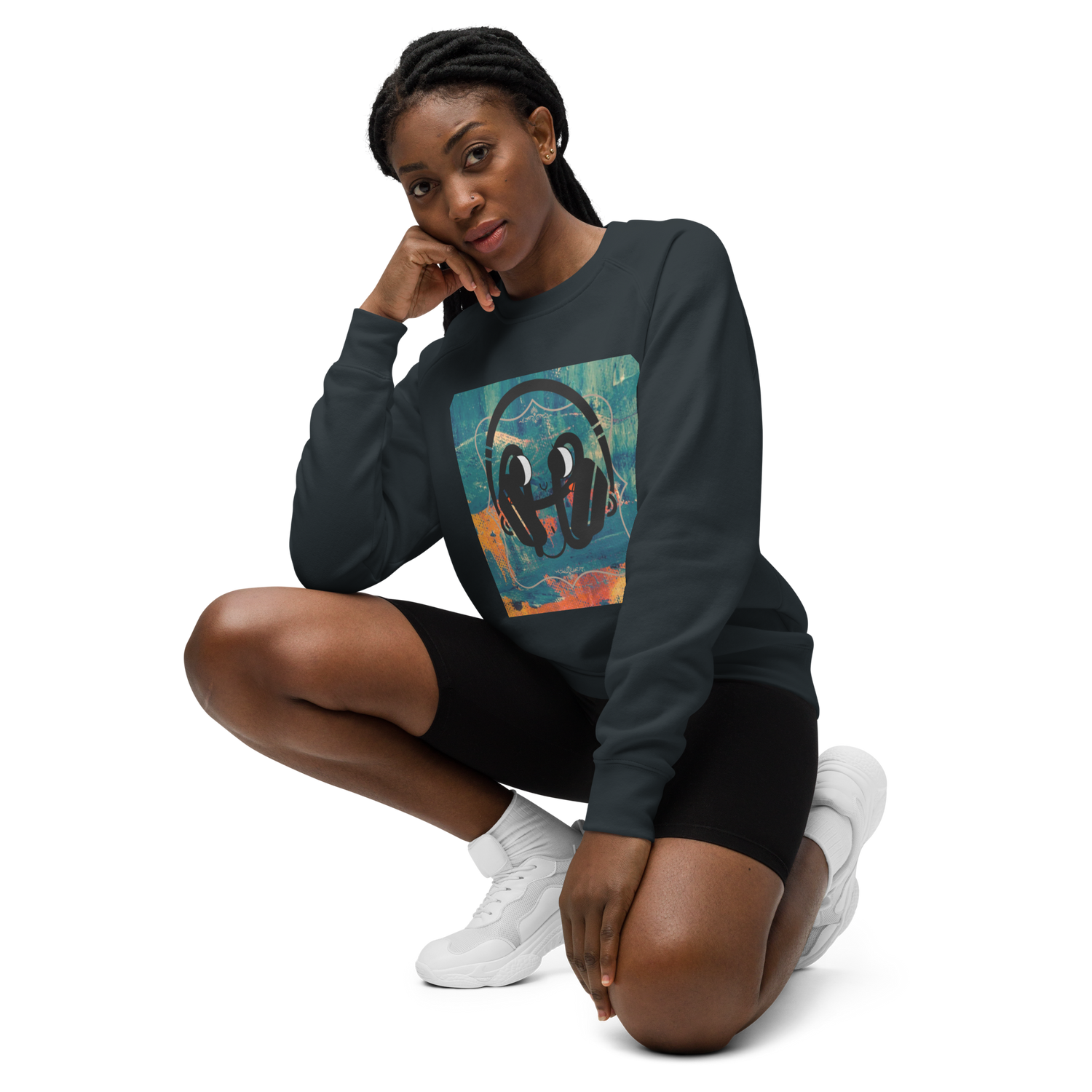 ShopHOPPED Unisex raglan sweatshirt