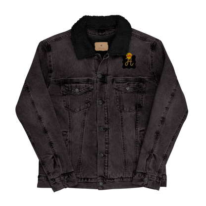 Unisex denim sherpa jacket