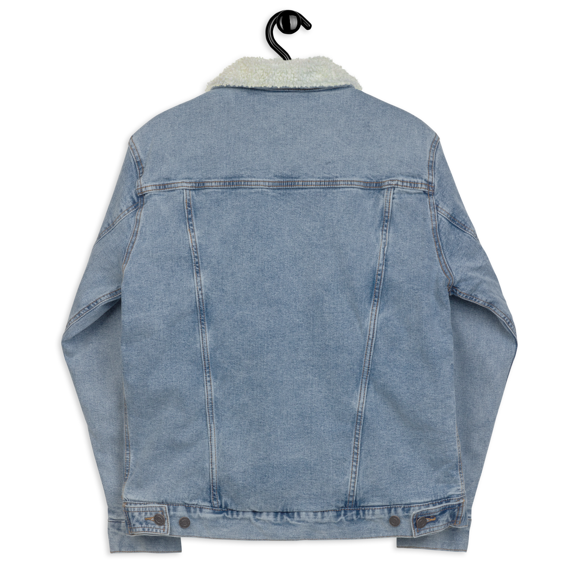 Unisex denim sherpa jacket