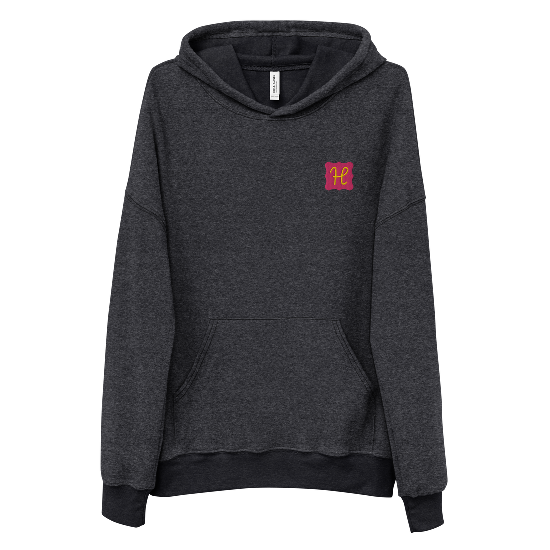 Unisex sueded fleece hoodie