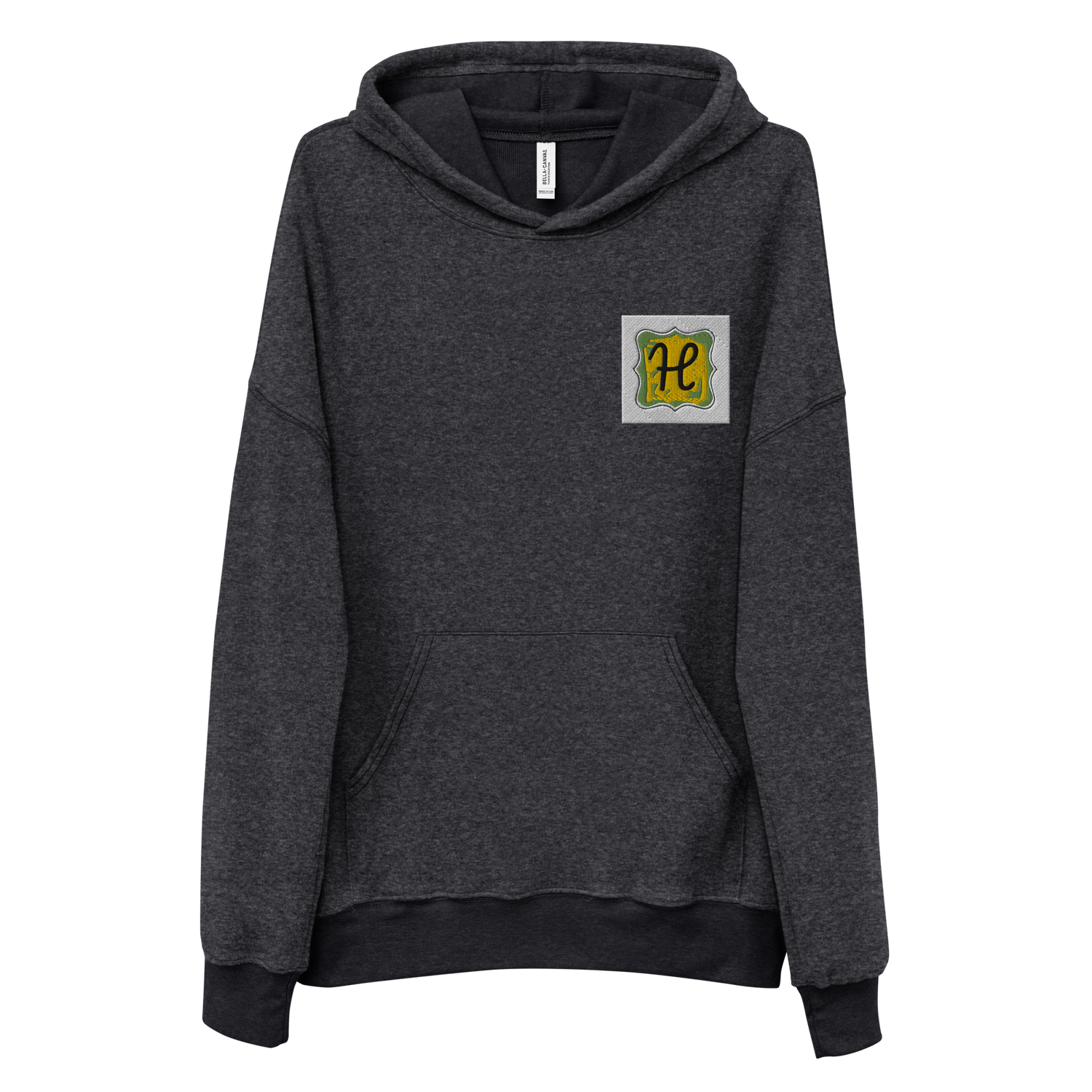 Unisex sueded fleece hoodie