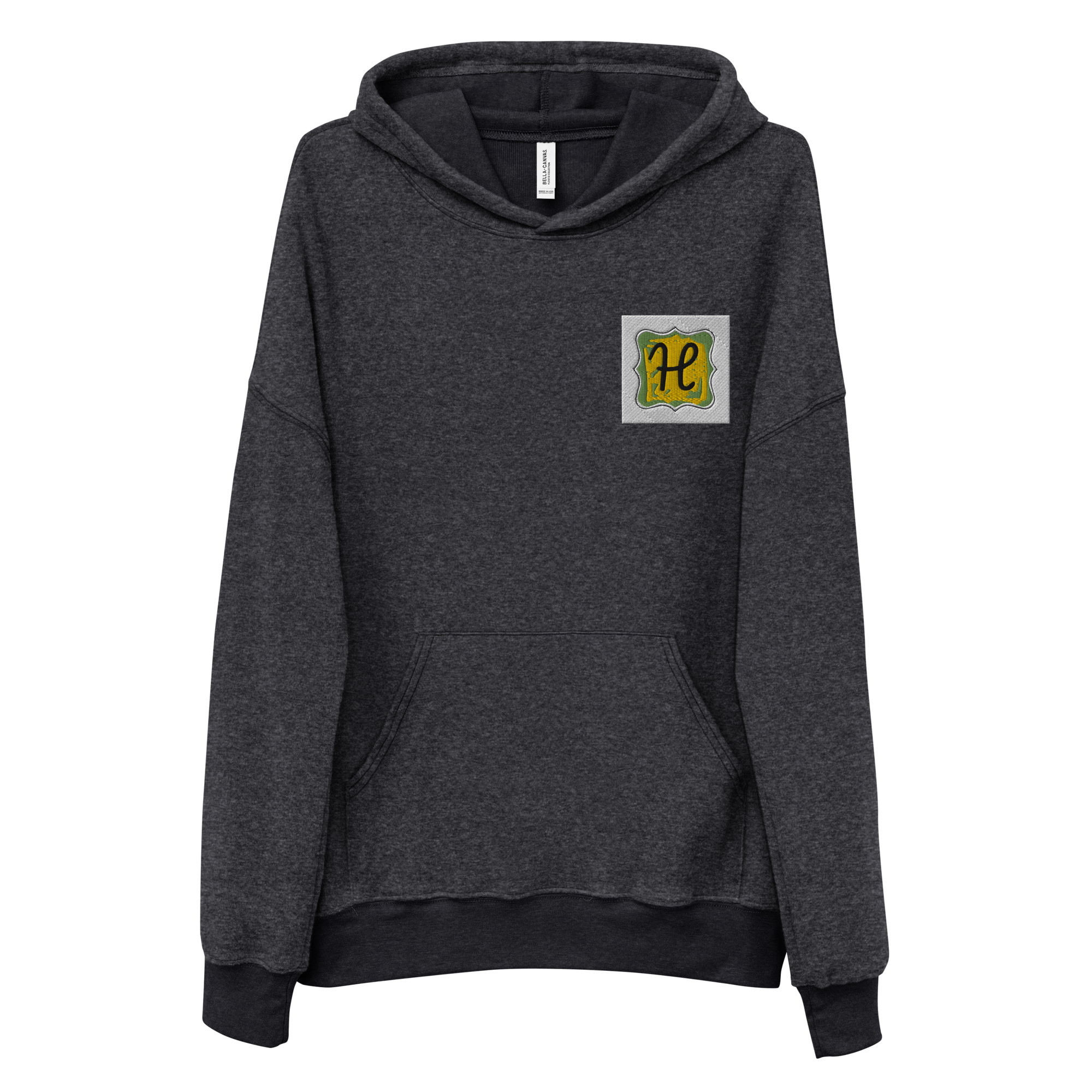 Unisex sueded fleece hoodie