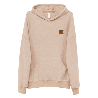 Unisex Designer sueded fleece hoodie